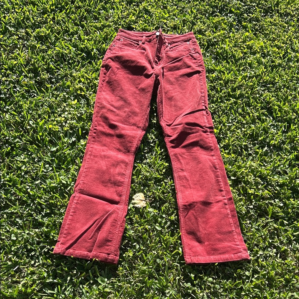 Red Corduroy Pants